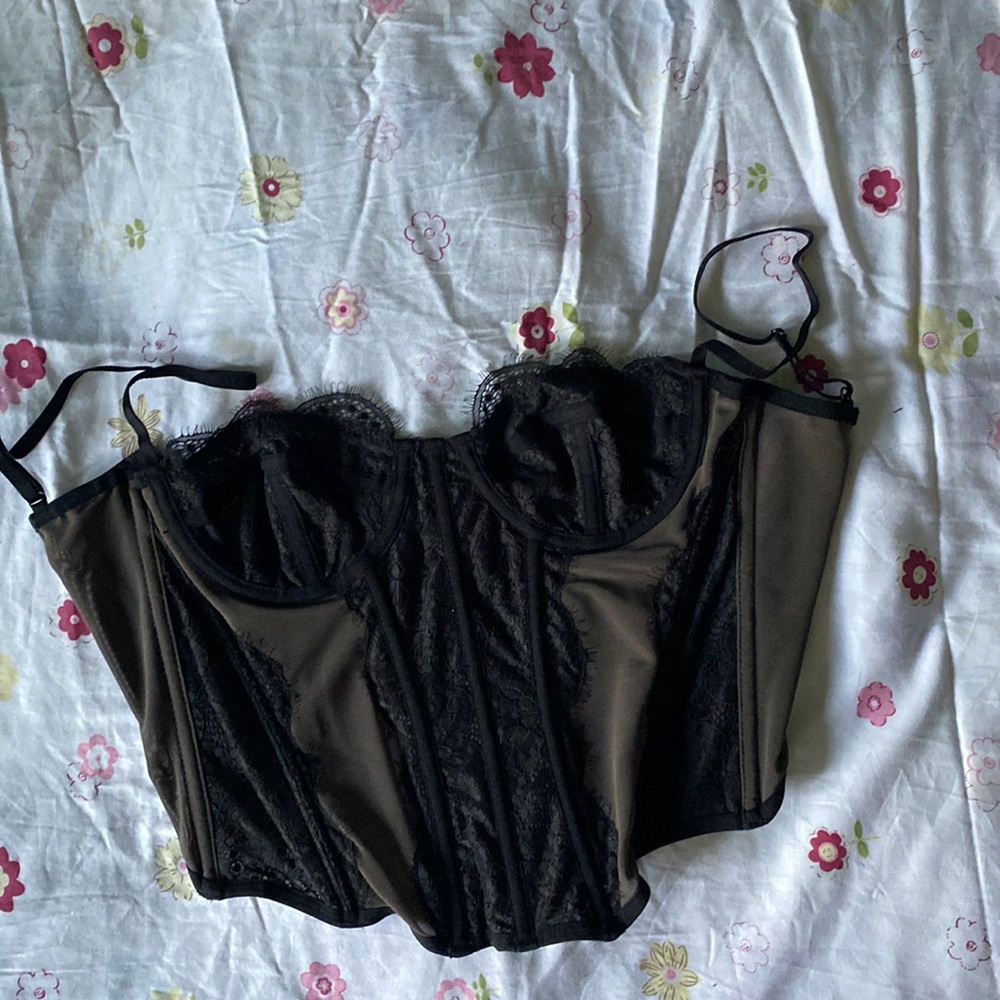 Black Modern Love Corset Size Medium